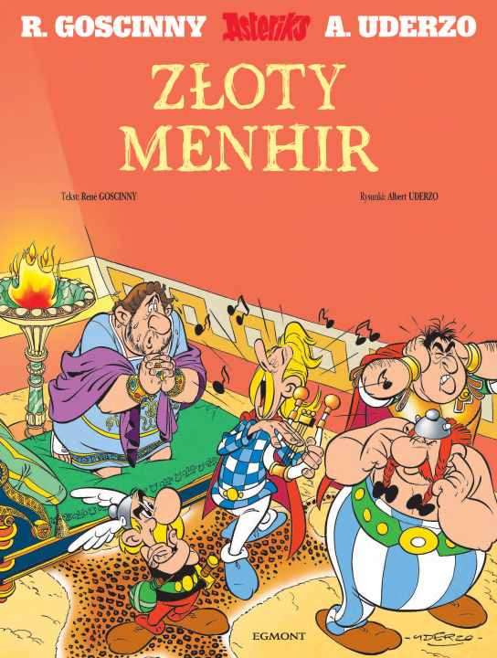 Book Złoty Menhir. Asteriks René Goscinny