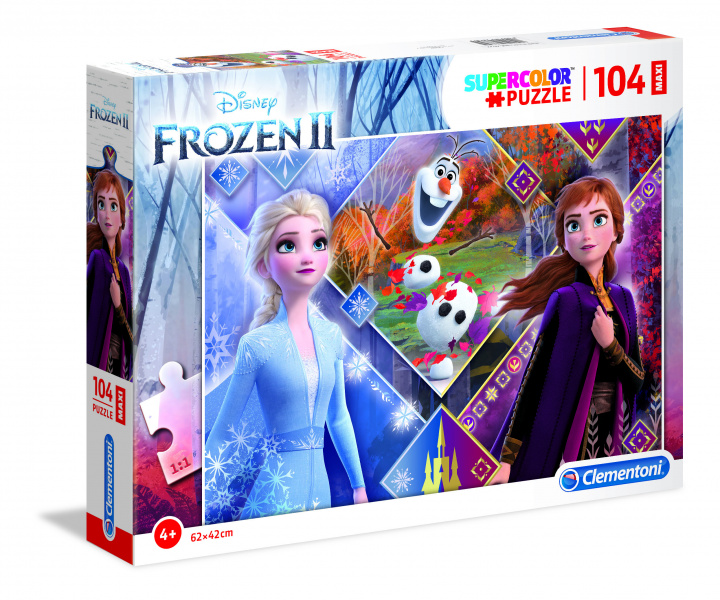 Joc / Jucărie Clementoni Puzzle Maxi Frozen 2 / 104 dílků 
