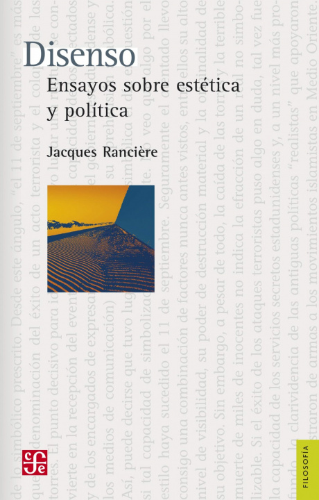 Książka Disenso JACQUES RANCIERE