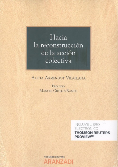Книга HACIA LA RECONSTRUCCION DE LA ACCION COLECTIVA DUO ALICIA ARMENGOT VILAPLANA