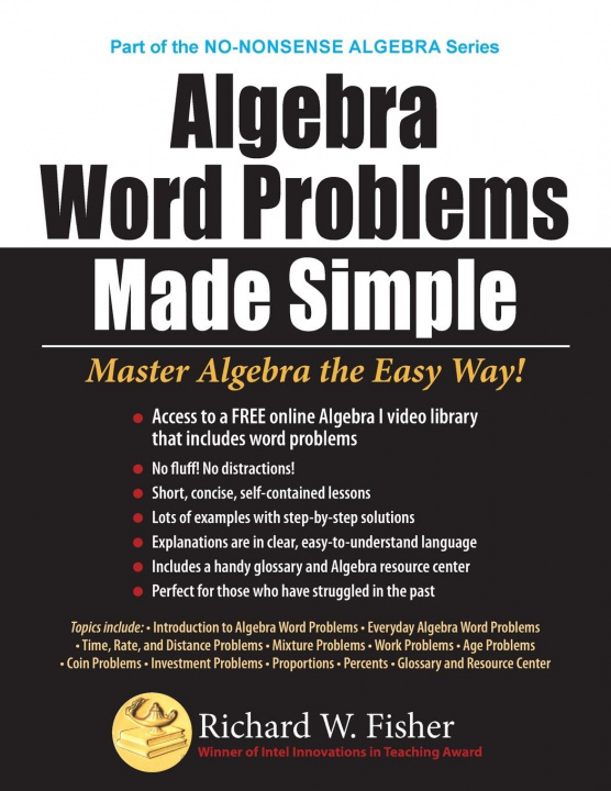 Książka Algebra Word Problems Made Simple 