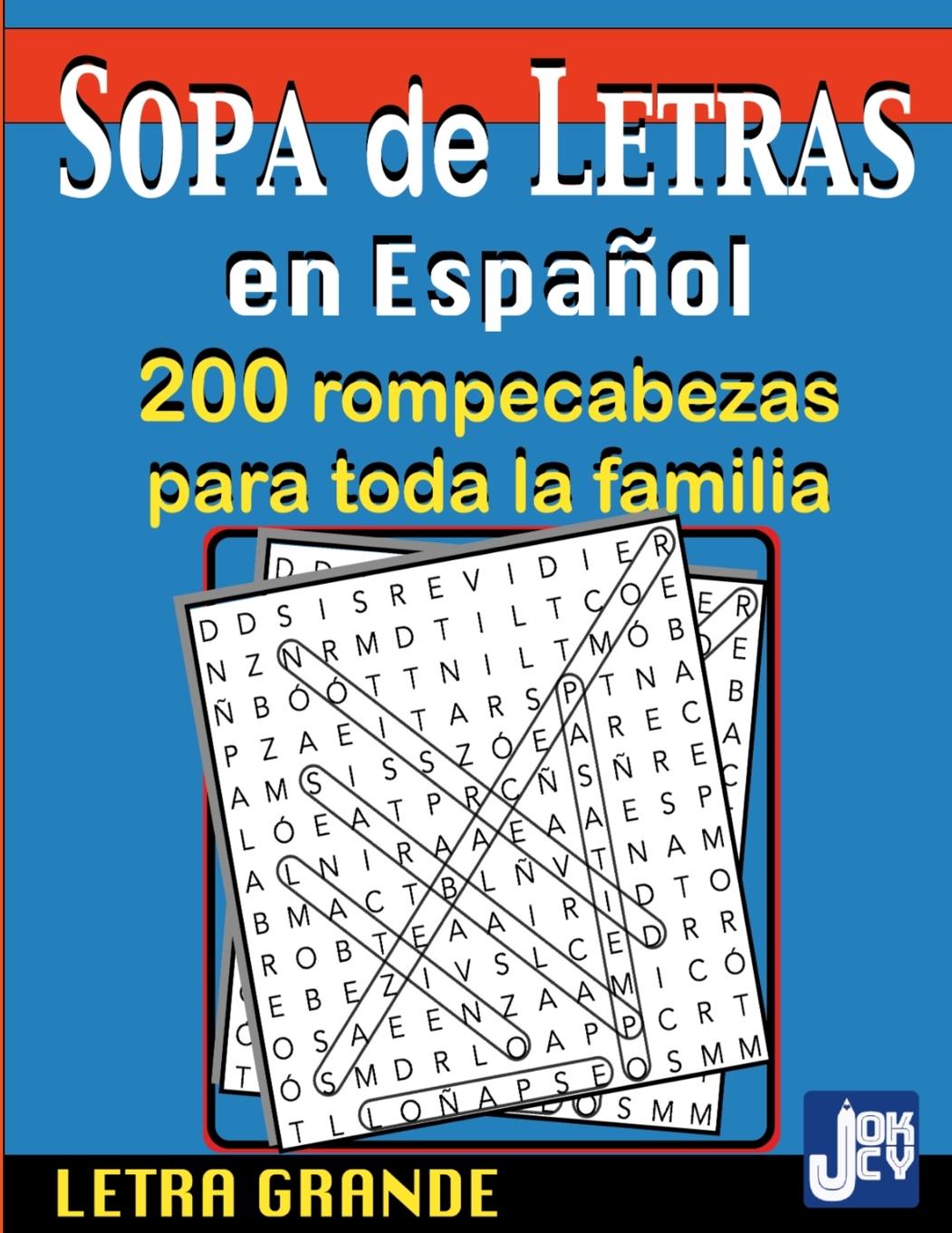 Carte Sopa de Letras en Espanol 