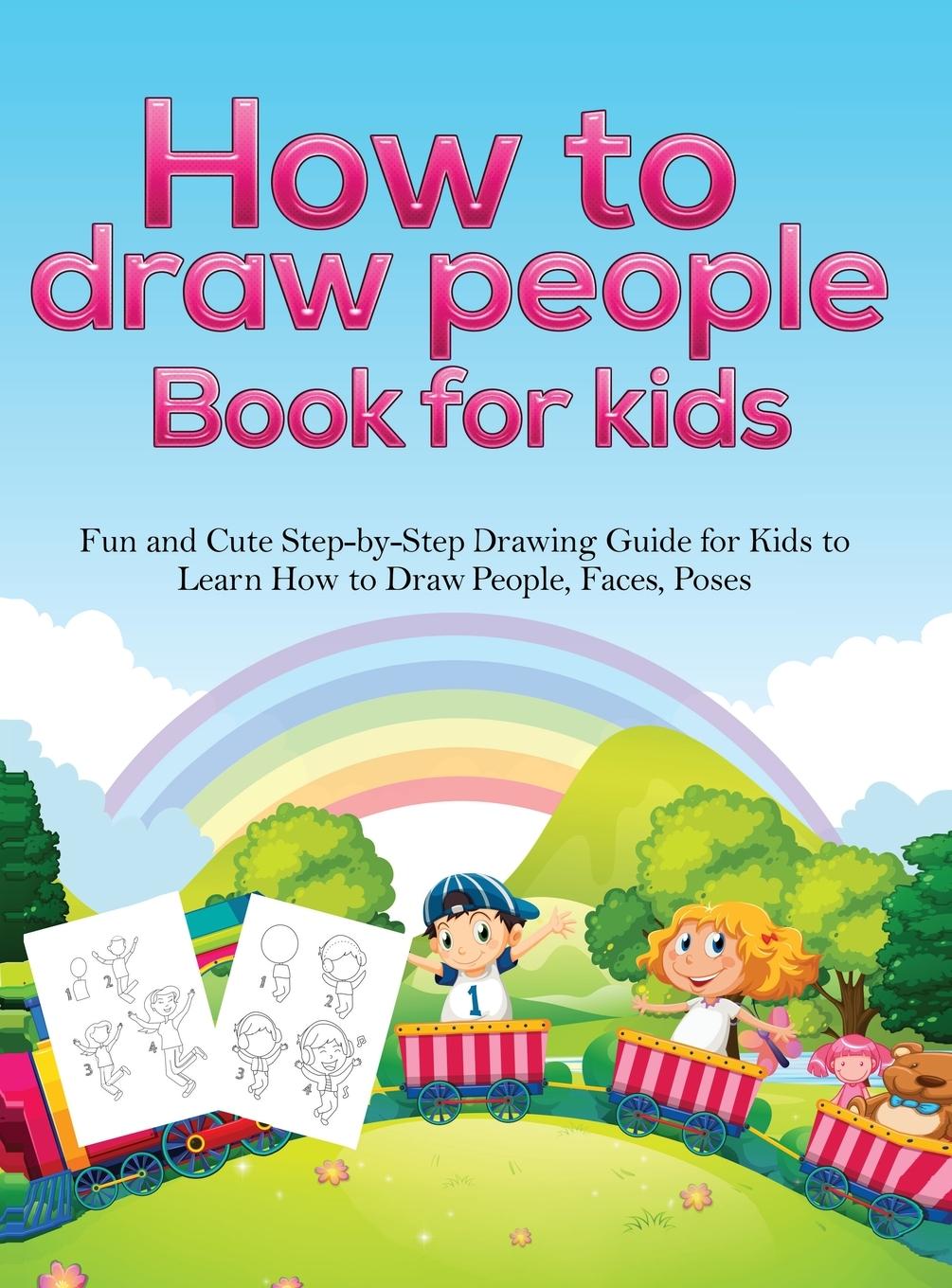 Carte How To Draw People Book For Kids 