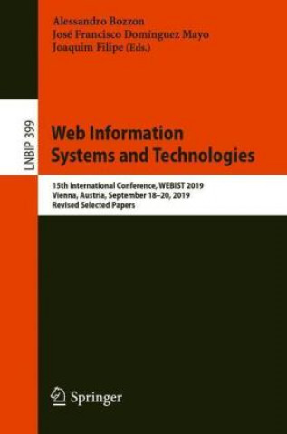 Knjiga Web Information Systems and Technologies Joaquim Filipe