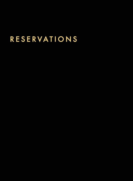 Carte Reservations Book 