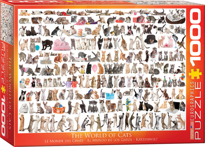 Igra/Igračka Puzzle 1000 The World of Cats 6000-0580 
