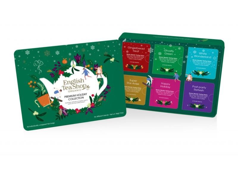 Játék English Tea Shop Čaj Premium Holiday Collection bio zelená 54 g, 36 ks 