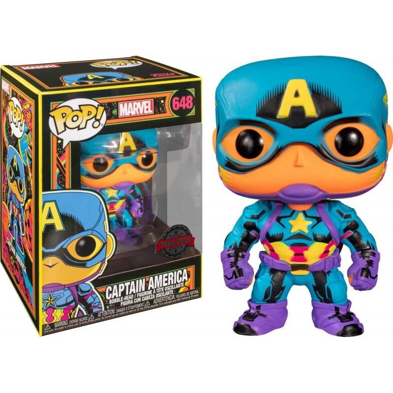 Igra/Igračka Funko POP Marvel: Black Light - Captain America 