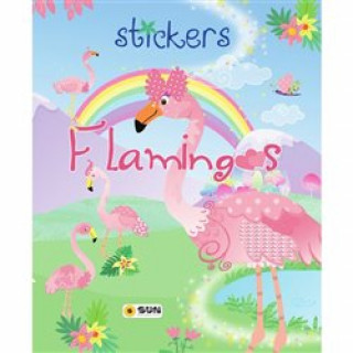 Kniha Flamingos stickers 