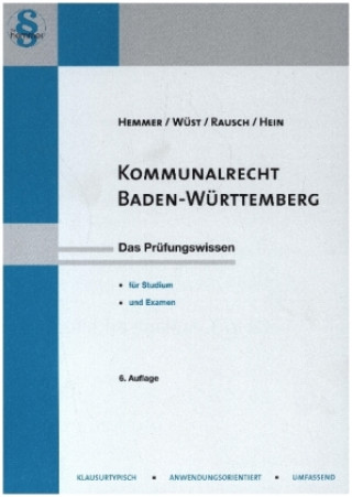 Książka Kommunalrecht Baden-Württemberg Achim Wüst