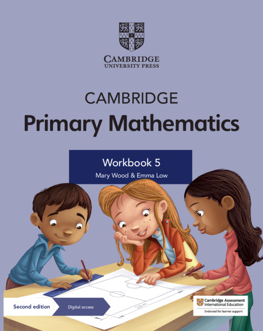 Книга Cambridge Primary Mathematics Workbook 5 with Digital Access (1 Year) Emma Low