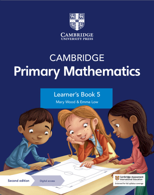 Книга Cambridge Primary Mathematics Learner's Book 5 with Digital Access (1 Year) Emma Low