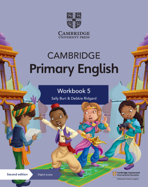 Książka Cambridge Primary English Workbook 5 with Digital Access (1 Year) Sally Burt