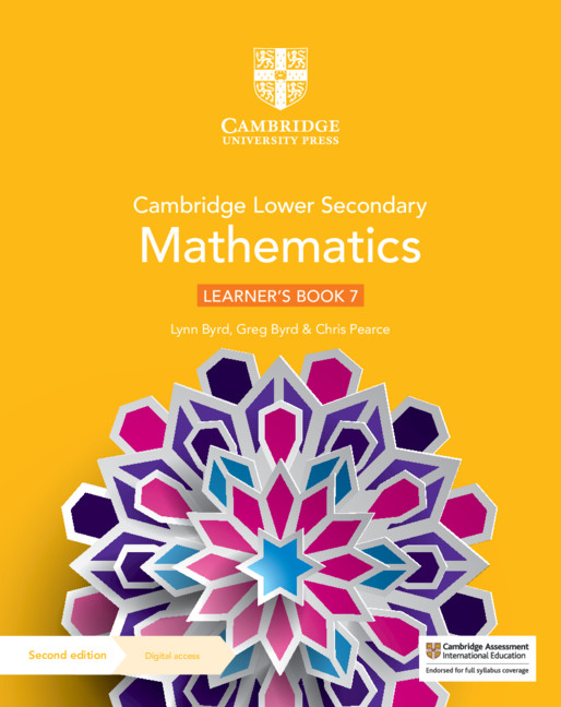 Книга Cambridge Lower Secondary Mathematics Learner's Book 7 with Digital Access (1 Year) Lynn Byrd