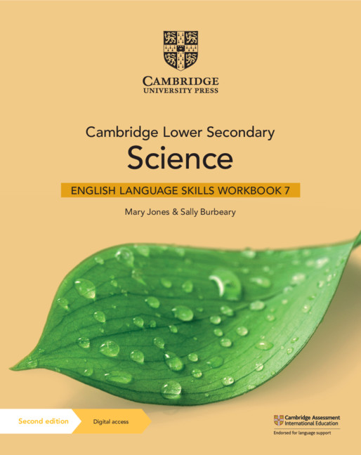 Książka Cambridge Lower Secondary Science English Language Skills Workbook 7 with Digital Access (1 Year) Mary Jones