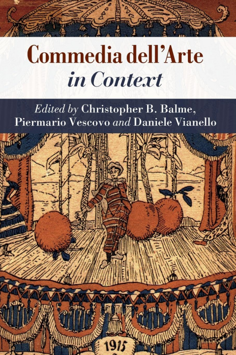 Könyv Commedia dell'Arte in Context 