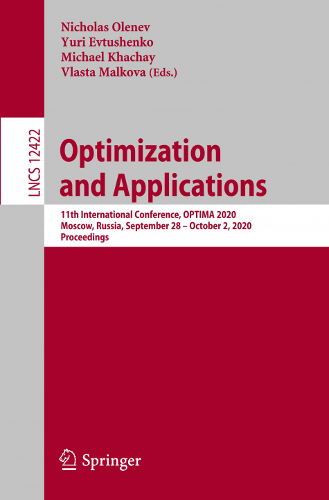 Knjiga Optimization and Applications Vlasta Malkova