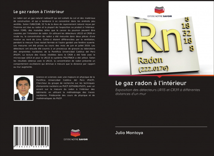Kniha gaz radon a l'interieur Montoya Julio Montoya