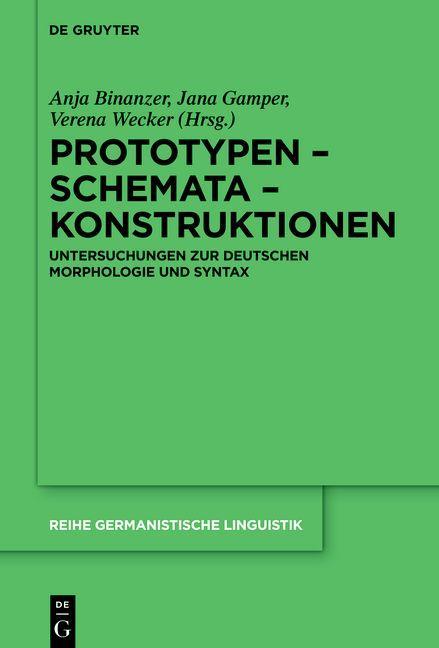 Kniha Prototypen - Schemata - Konstruktionen Jana Gamper