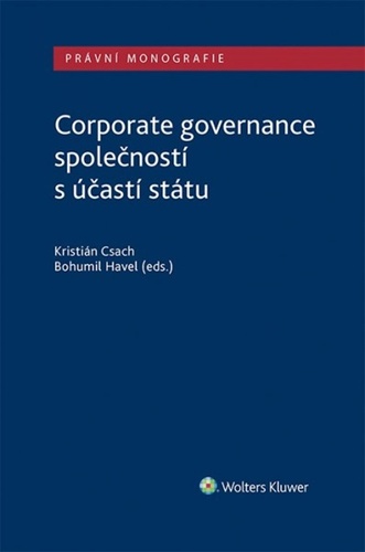 Книга Corporate governance společností s účastí státu Bohumil Havel