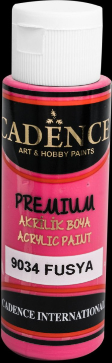 Kniha Akrylová barva Cadence Premium - fuchsiová / 70 ml 