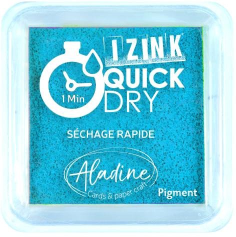 Kniha Razítkovací polštářek IZINK Quick Dry rychleschnoucí - tyrkysový 