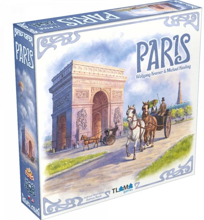 Hra/Hračka Paris CZ/EN - společenská hra 