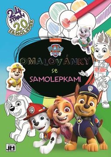 Kniha Omalovánky se samolepkami - Tlapková patrola neuvedený autor