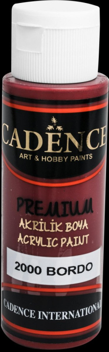 Kniha Akrylová barva Cadence Premium - vínová / 70 ml 