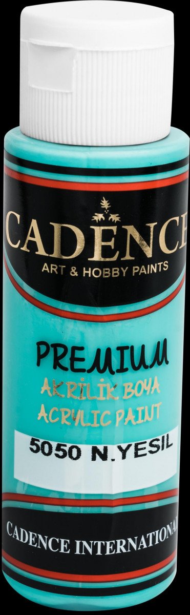 Papírszerek Akrylová barva Cadence Premium - tyrkysová světlá / 70 ml Cadence
