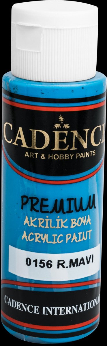 Kniha Akrylová barva Cadence Premium - královská modř / 70 ml 