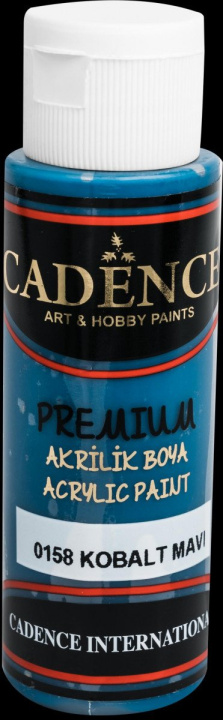 Książka Akrylová barva Cadence Premium - modrá / 70 ml 