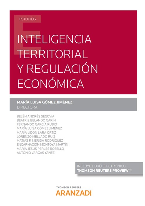 Книга Inteligencia Territorial y Regulación Económica (Papel + e-book) MARIA LUISA GOMEZ JIMENEZ