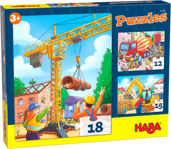 Igra/Igračka Puzzles Baustellenfahrzeuge 