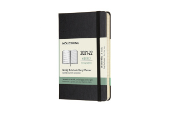 Calendar / Agendă Moleskine 2022 18-Month Weekly Pocket Hardcover Notebook MOLESKINE