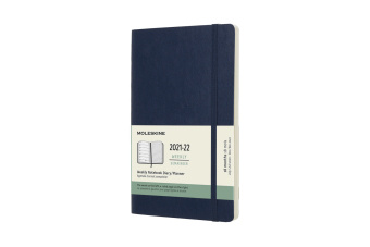 Календар/тефтер Moleskine 2022 18-Month Weekly Large Softcover Notebook MOLESKINE