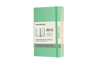 Naptár/Határidőnapló Moleskine 2022 18-Month Weekly Pocket Hardcover Notebook MOLESKINE