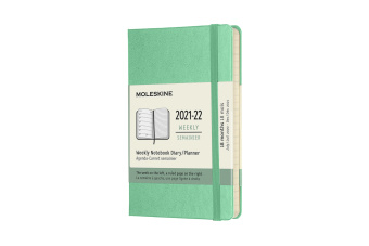 Kalendar/Rokovnik Moleskine 2022 18-Month Weekly Pocket Hardcover Notebook MOLESKINE