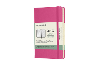 Kalendář/Diář Moleskine 2022 18-Month Weekly Pocket Hardcover Notebook MOLESKINE