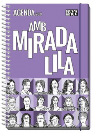 Книга AGENDA AMB MIRADA LILA 2021 