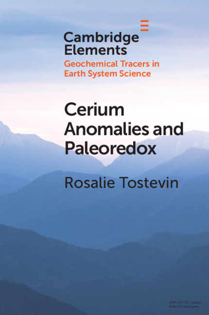 Könyv Cerium Anomalies and Paleoredox Rosalie (University of Oxford) Tostevin
