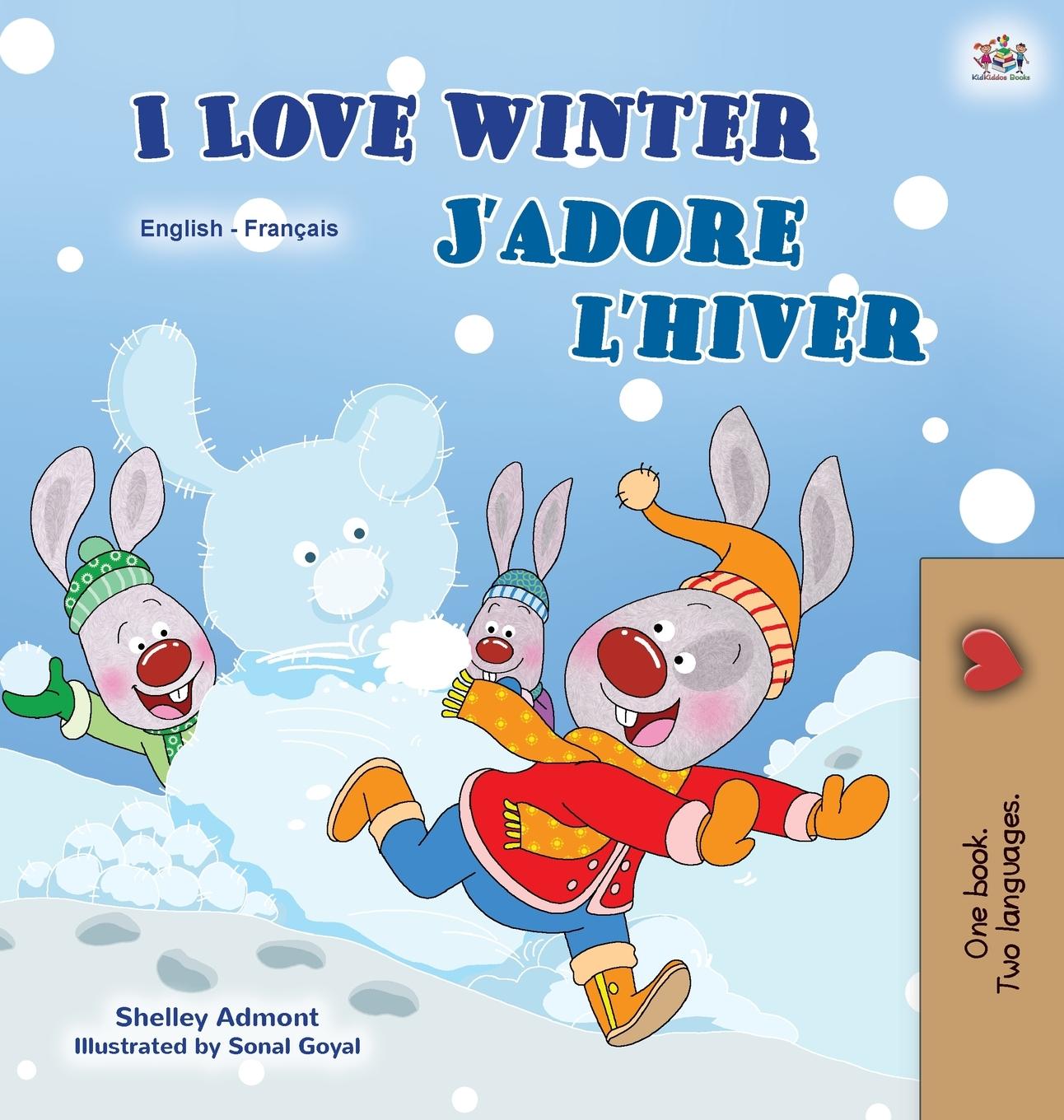 Kniha I Love Winter (English French Bilingual Book for Kids) Admont Shelley Admont