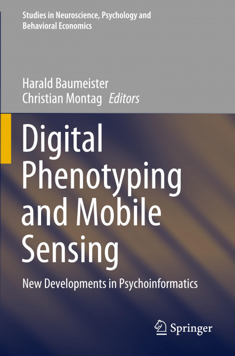 Książka Digital Phenotyping and Mobile Sensing Harald Baumeister
