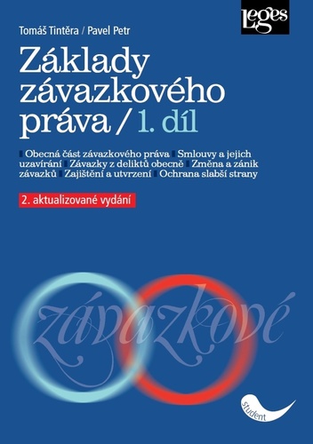 Könyv Základy závazkového práva 1.díl Tomáš Tintěra