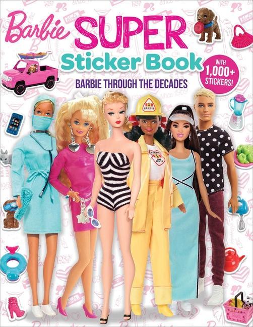 Kniha Barbie: Super Sticker Book: Through the Decades 