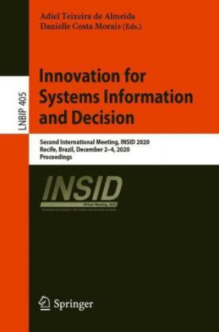 Knjiga Innovation for Systems Information and Decision Adiel Teixeira de Almeida