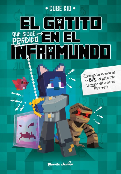 Książka El gatito que sigue perdido en el Inframundo CUBE KID