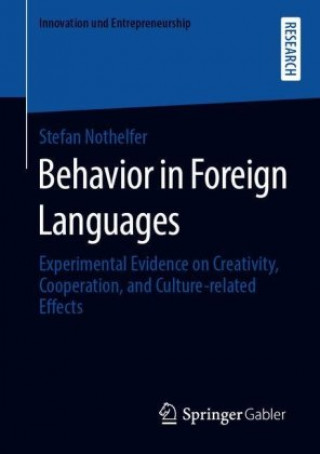 Knjiga Behavior in Foreign Languages Stefan Nothelfer