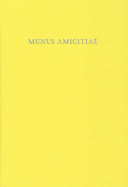Buch Munus Amicitiae Beech Stave Press