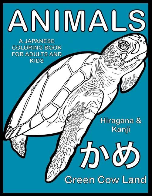 Kniha Animals A Japanese Coloring Book For Adults And Kids Lin Watchorn